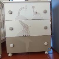 Lettino + cassettiera (fasciatoio)