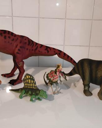 lotto 5 dinosauri Jurassik Park 1993/94 Kenner
