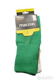 Macron Round Performance Socks Green Size L - New