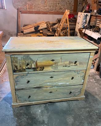 Cassettone specchiera