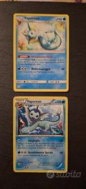 Vaporeon 42/236 (2019) & Vaporeon 25/108 (2012)