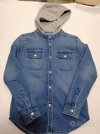 Camicia jeans bambino 10-11 anni 146 cm