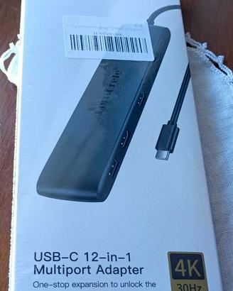 Docking Station USB-C Lemorele 12in1