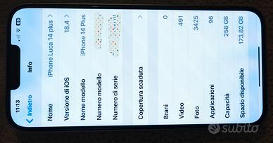 Iphone 14 plus 256 gb
