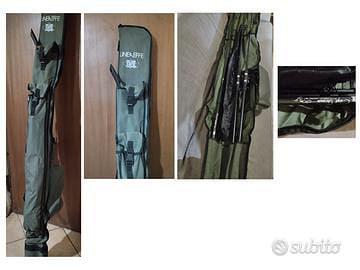 NUOVO Kit carpfishing completo: 2 canne, mulinelli
