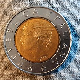 Moneta 500 lire centenario
