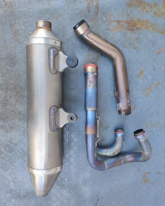 Scarico completo in titanio Husqvarna TE TC 250
