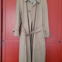 Trench Aquascutum 54-XL beige in cotone