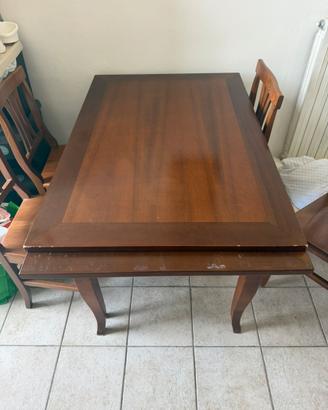 Tavolo in legno vero