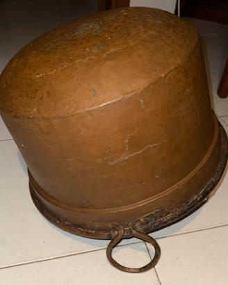 Pentolone antico in rame massccio
