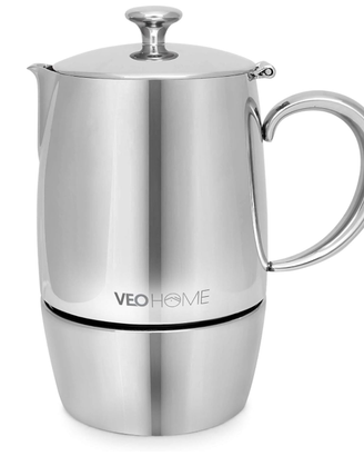 VeoHome Caffettiera Induzione 6 Tazze 300 ml con F