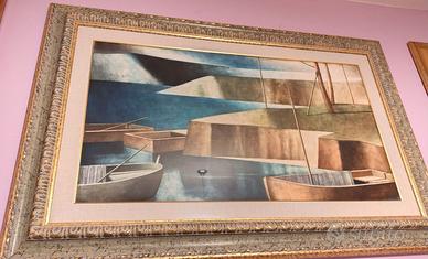 Barche al molo di Marcello Scuffi