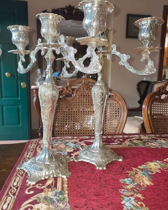 Coppia candelabri 