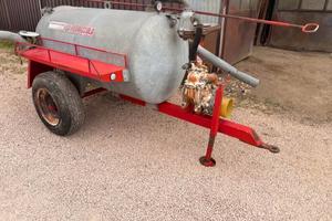 falciatrice barra e carro botte liquame