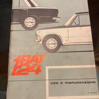 Libretto uso e manutenzione Fiat 124 berlina