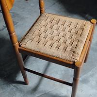 sedie legno e paglia 