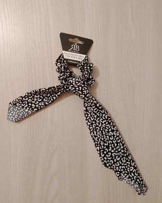 Elastico capelli con foulard