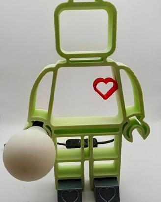 Lampada stile lego