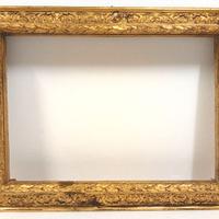 CORNICE LIBERTY antica legno/pastiglia dorata 3di3