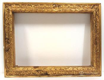 CORNICE LIBERTY antica legno/pastiglia dorata 3di3