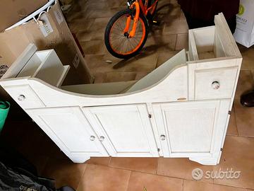 Mobile Bagno Completo Savini2 Legno