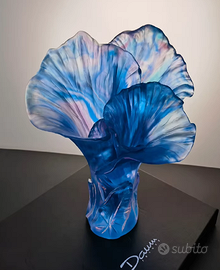 Grande vaso Daum nuovo di zecca