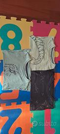 Set tre magliette taglia 4 anni
