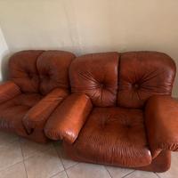 Divani piccoli coppia in pelle