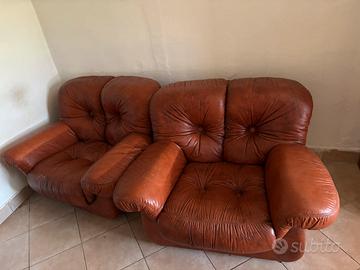 Divani piccoli coppia in pelle