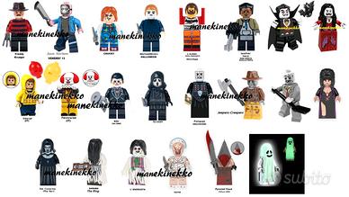 21 minifigure mostri Halloween horror tipo Lego