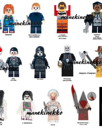 21 minifigure mostri Halloween horror tipo Lego