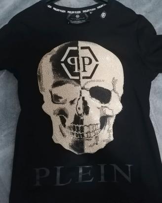 T SHIRT PHILIPP PLEIN tg M Teschio Diamantato  