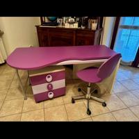 Scrivania apribile con sedia