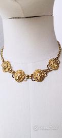 collana dorata vintage leoni