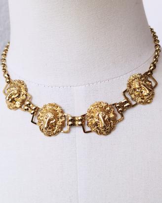 collana dorata vintage leoni