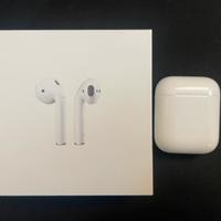 Airpods apple 2 generazione + cover silicone