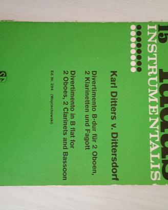 QUINTETTO PER 2 OBOI, 2 CLARINETTI E FAGOTTO