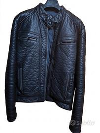 Giacca da Uomo in Pelle Calvin Klein tg M