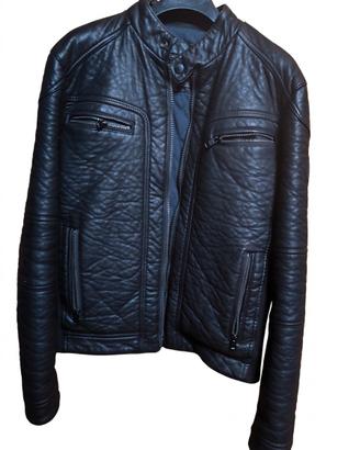 Giacca da Uomo in Pelle Calvin Klein tg M