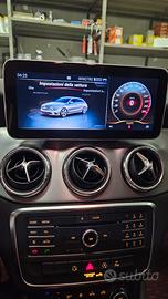 car tablet android auto car play mercedes cla