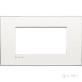 N.7 Placche biticino Air in metallo Bianche nuove