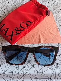 occhiali da sole MAX&Co MO0145 havana lenti blu
