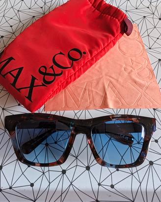 occhiali da sole MAX&Co MO0145 havana lenti blu