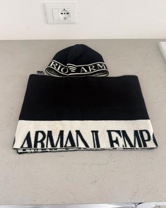 Set berretto e sciarpa  uomo Emporio Armani