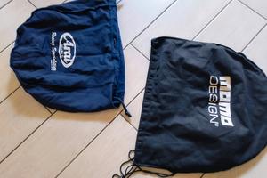 sacche casco momo design e arai 