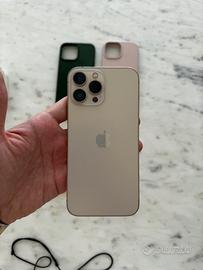 iPhone 13 Pro Max 128 Oro + 3 Cover e pellicola!