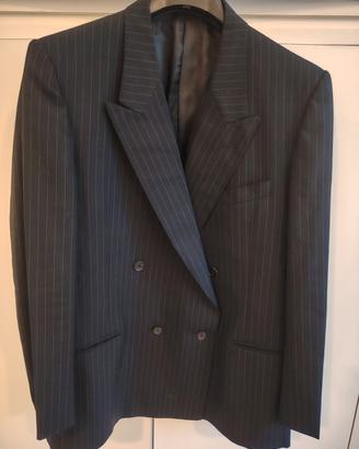 Giacca Uomo blu gessato