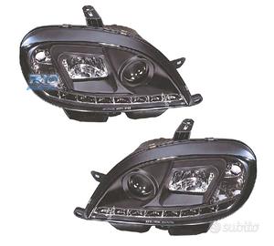 FARI CITROEN SAXO 99-04 LUCE DIURNA A LED FONDO NE