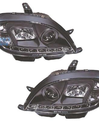 FARI CITROEN SAXO 99-04 LUCE DIURNA A LED FONDO NE