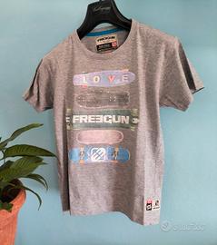 Maglietta  con stampa da bambino  Freegun 14 anni
